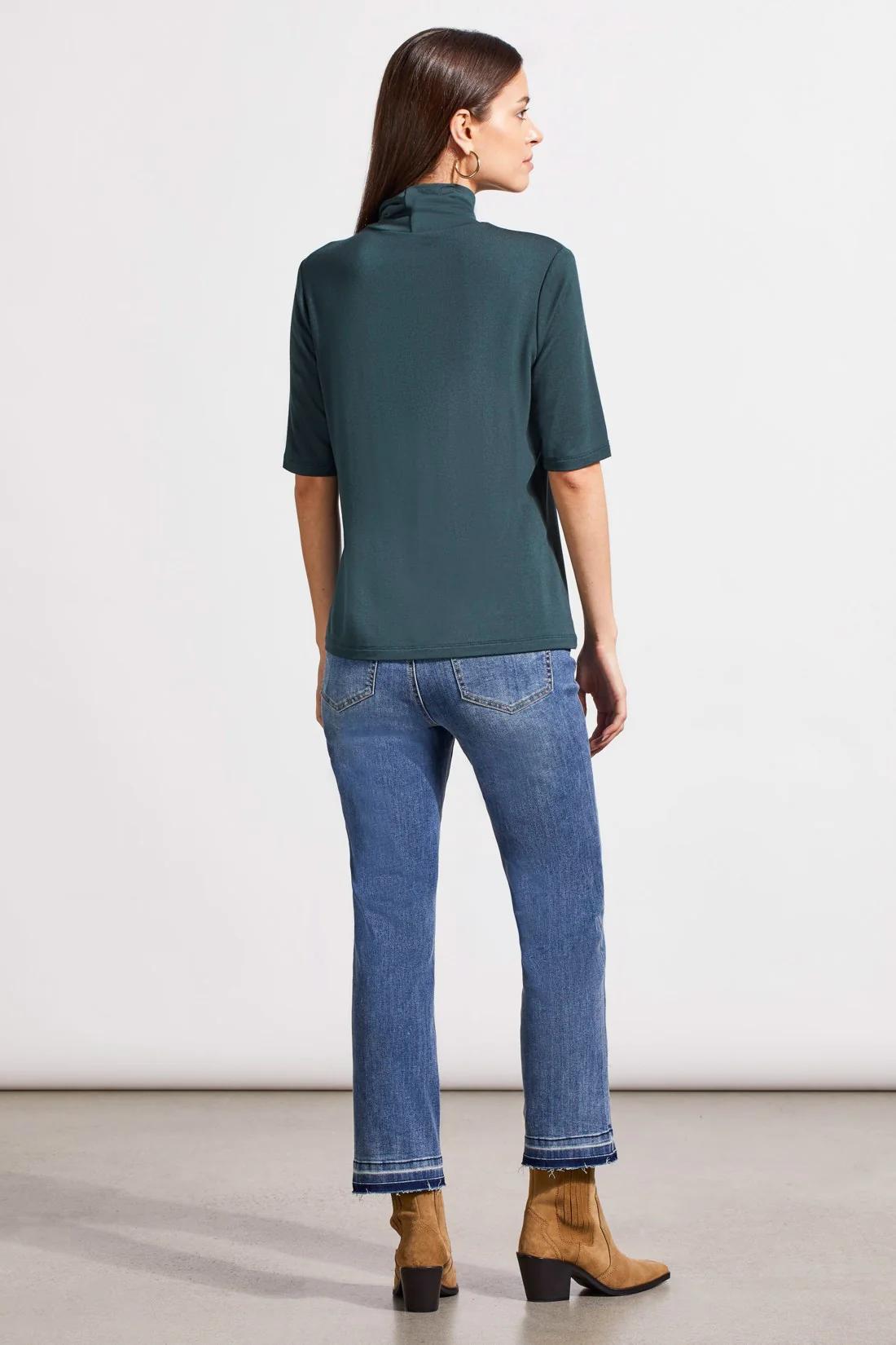 FRENCH TERRY ELBOW SLEEVE TOP Product Image