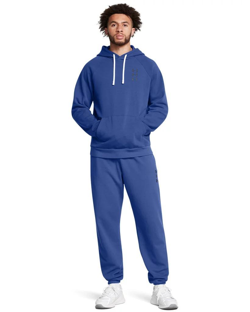 Men's UA Rival Fleece Textured Sliced 'N Diced Pants Product Image