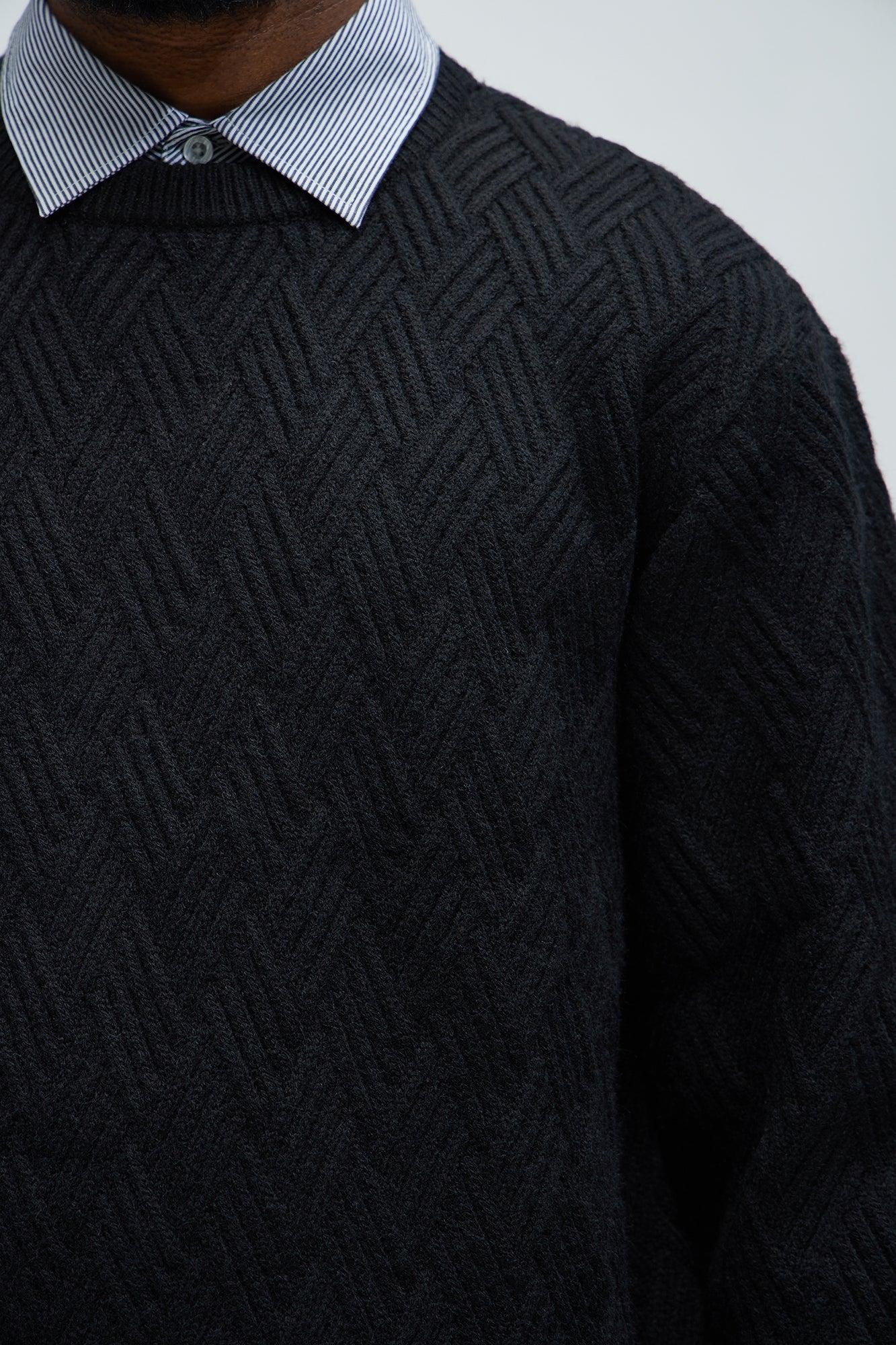 That Stuff Crewneck Sweater - Black Product Image
