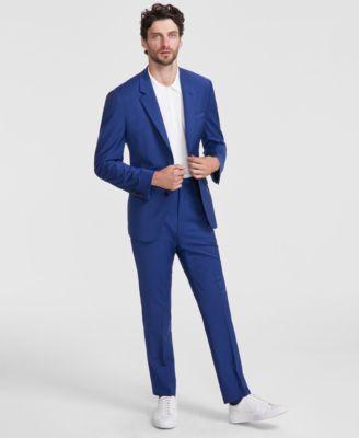 HUGO BOSS Hugo By  Mens Modern Fit Wool Blend Suit In Dark Gray Product Image