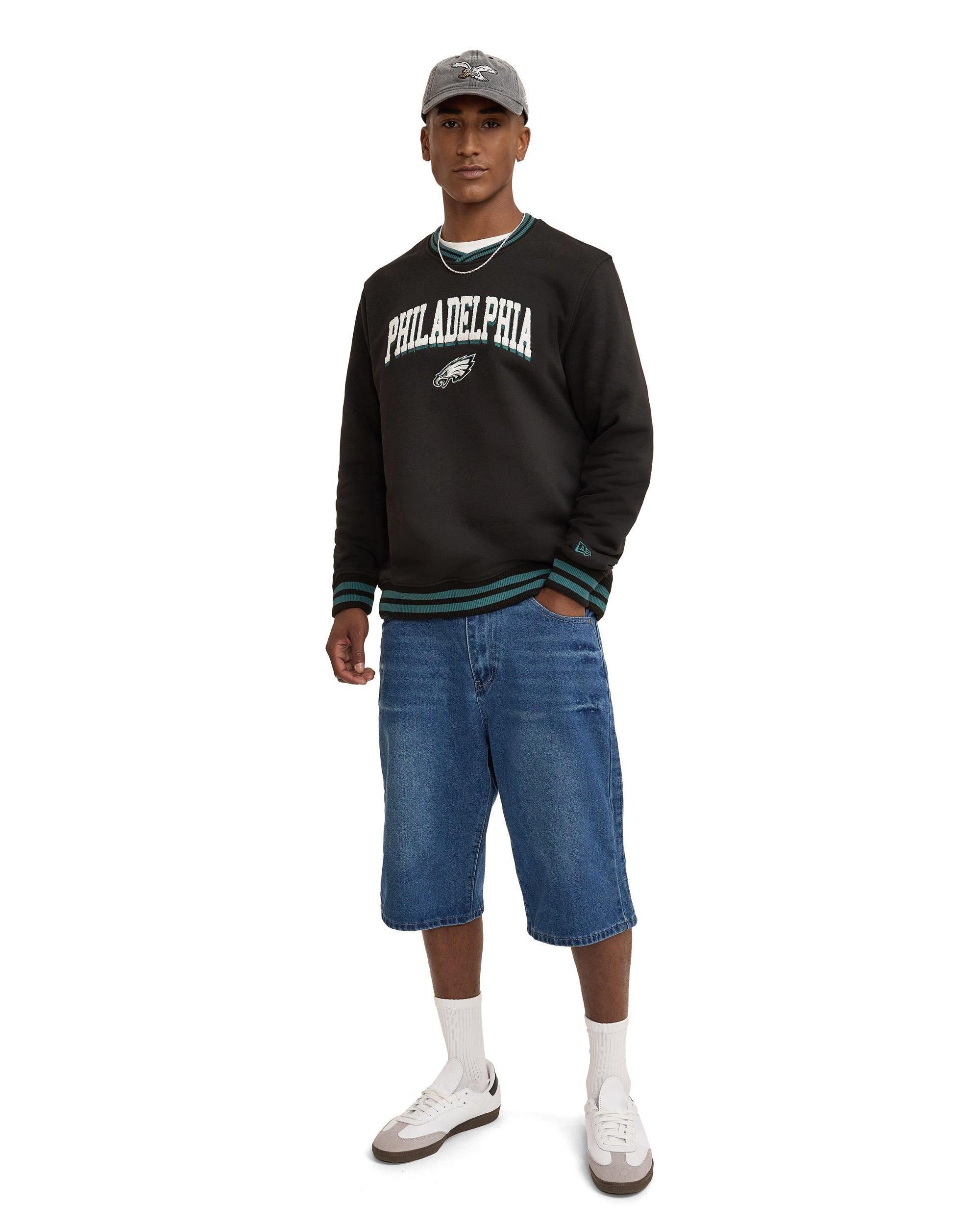 Dallas Cowboys Sport Night Black Crewneck Male Product Image