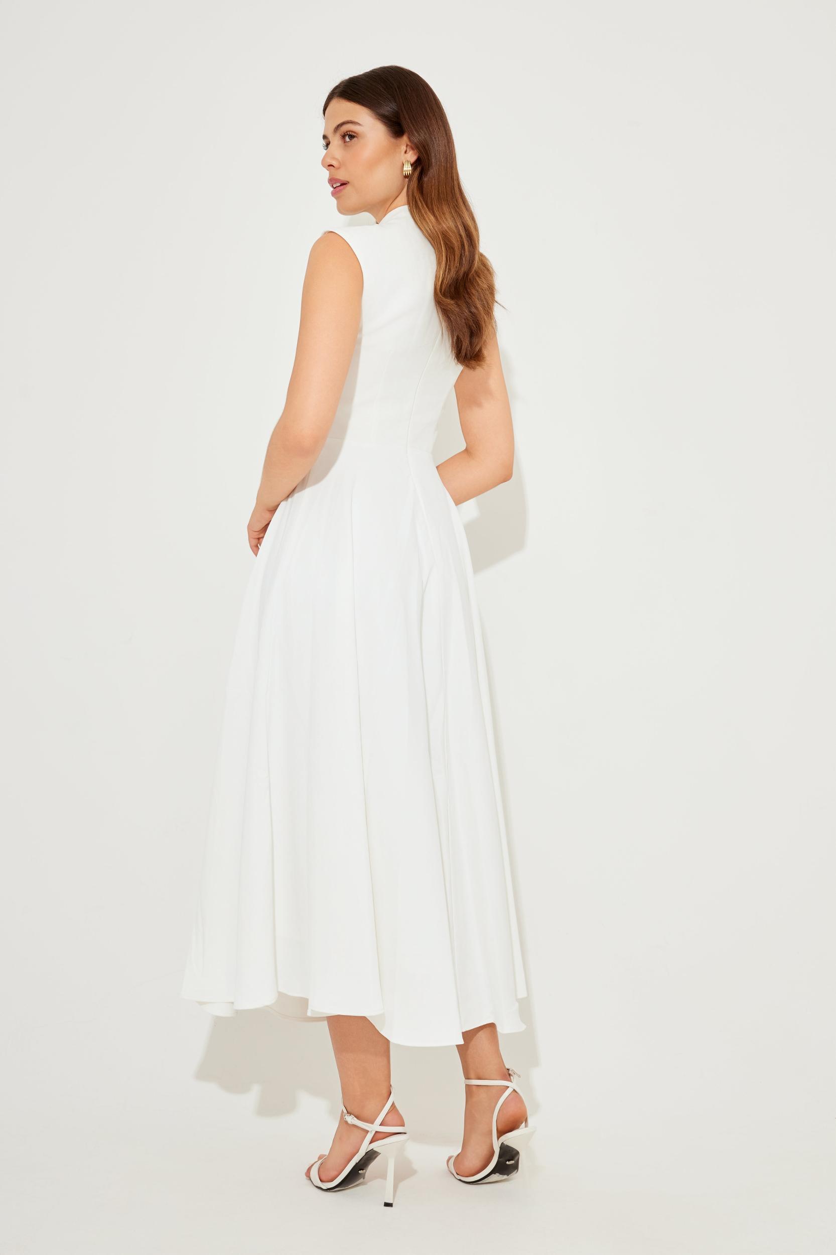 The Ultimate Muse Sleeveless High Waist Midi Dress Product Image