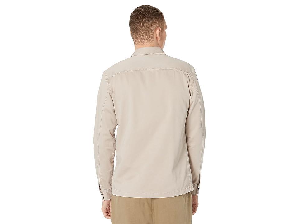 AllSaints Firebase Long Sleeve Shirt (Sand) Men's Clothing Product Image