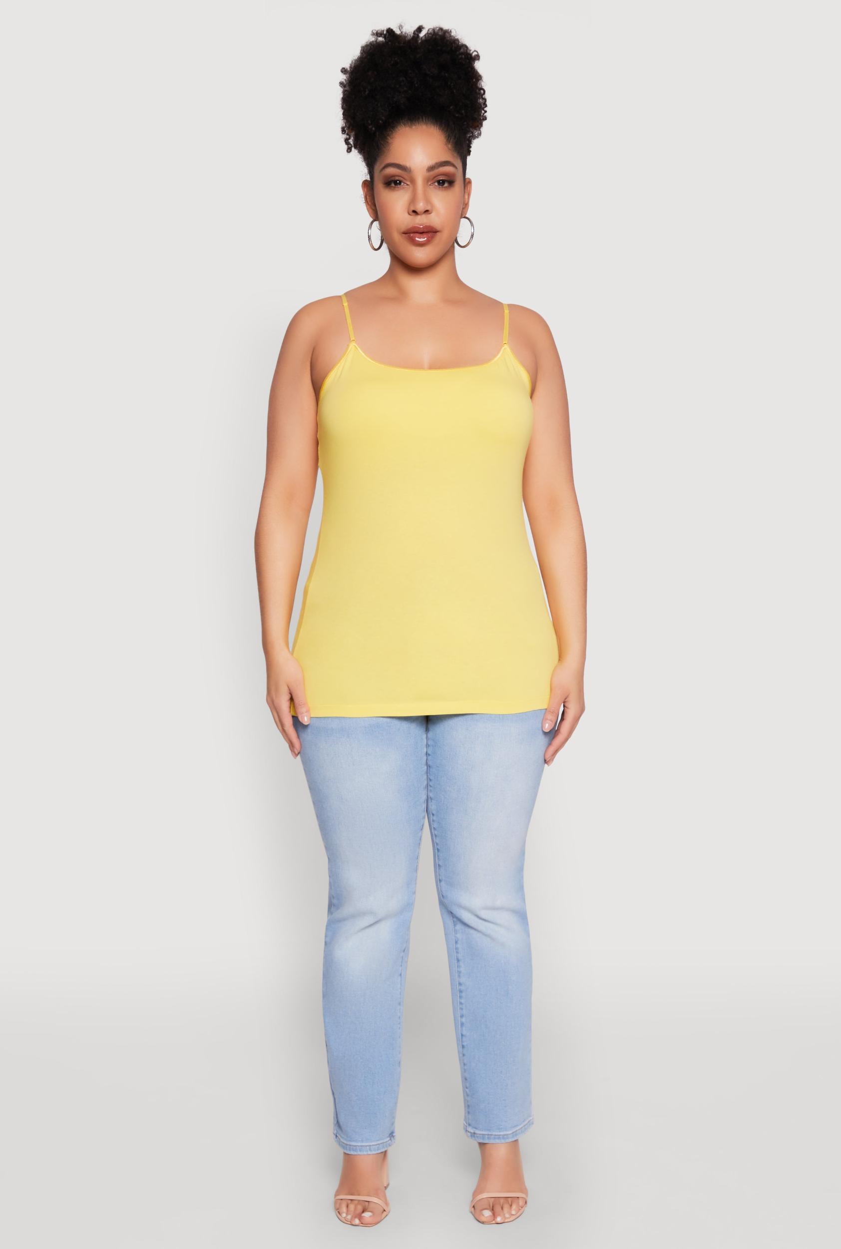 Womens Plus Size Basic Shelf Bra Cami Product Image