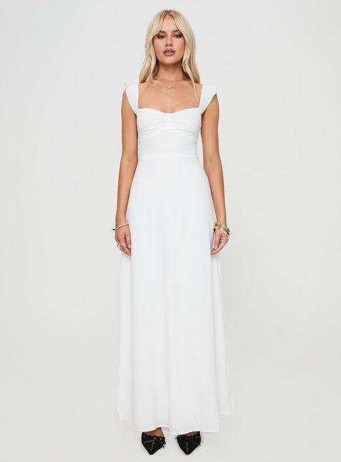 Landon Maxi Dress White Product Image