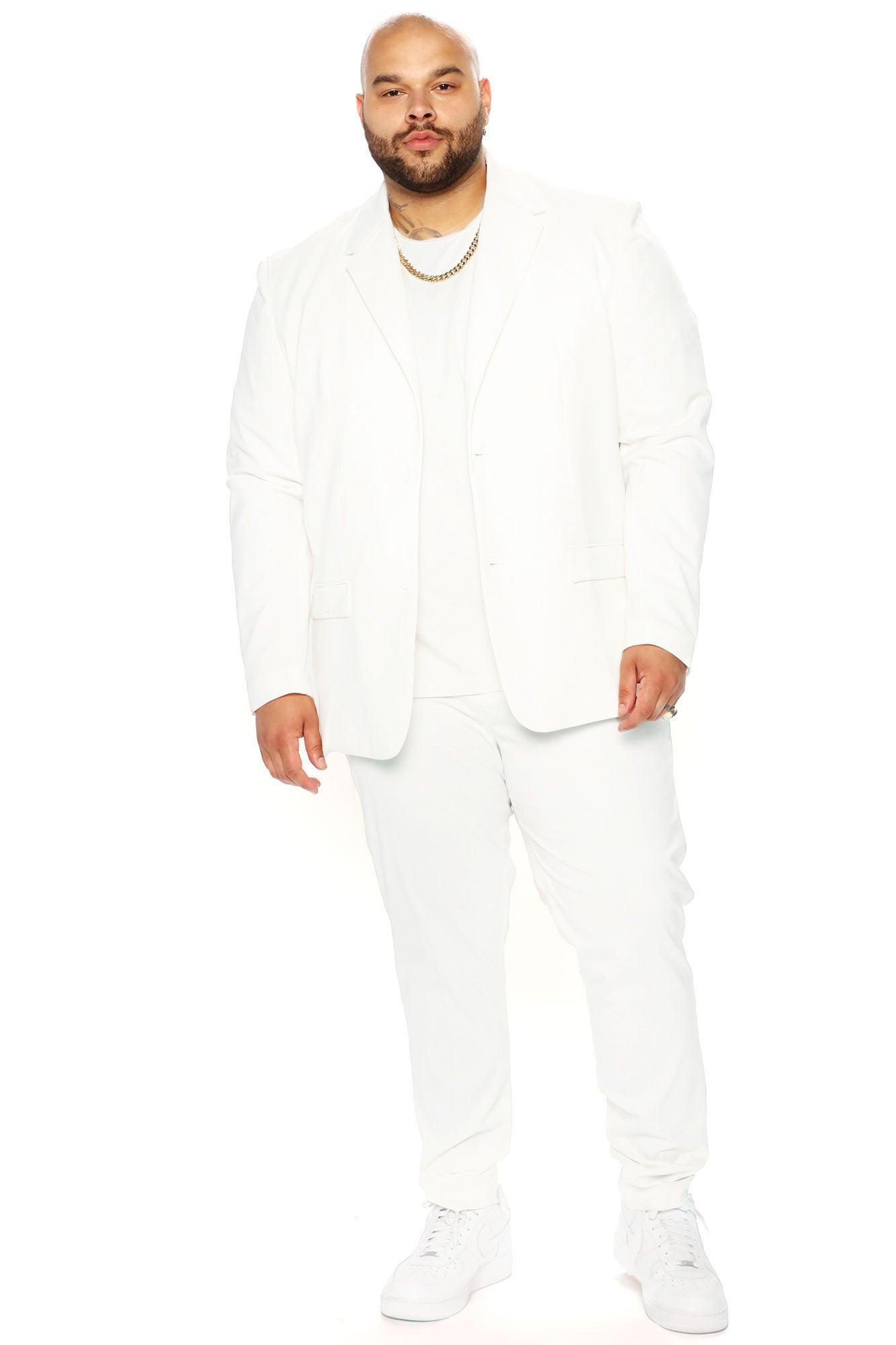 The Modern Stretch Suit Jacket - Off White Product Image