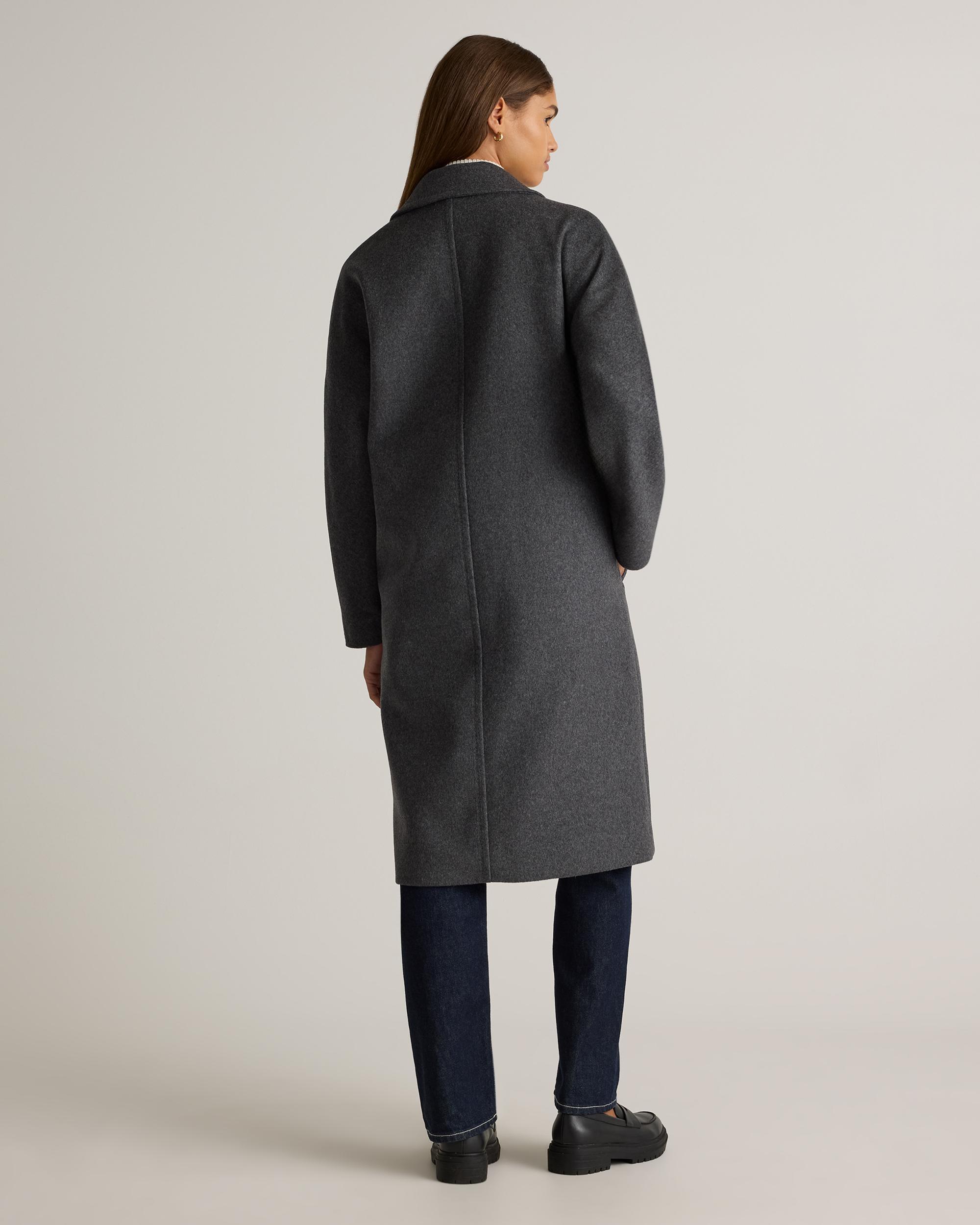 Quince | Women's Italian Wool Double-Breasted Slouch Coat Size XL Product Image