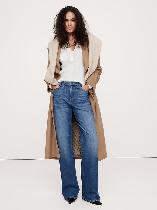High-Rise Relaxed Flare Jean Product Image