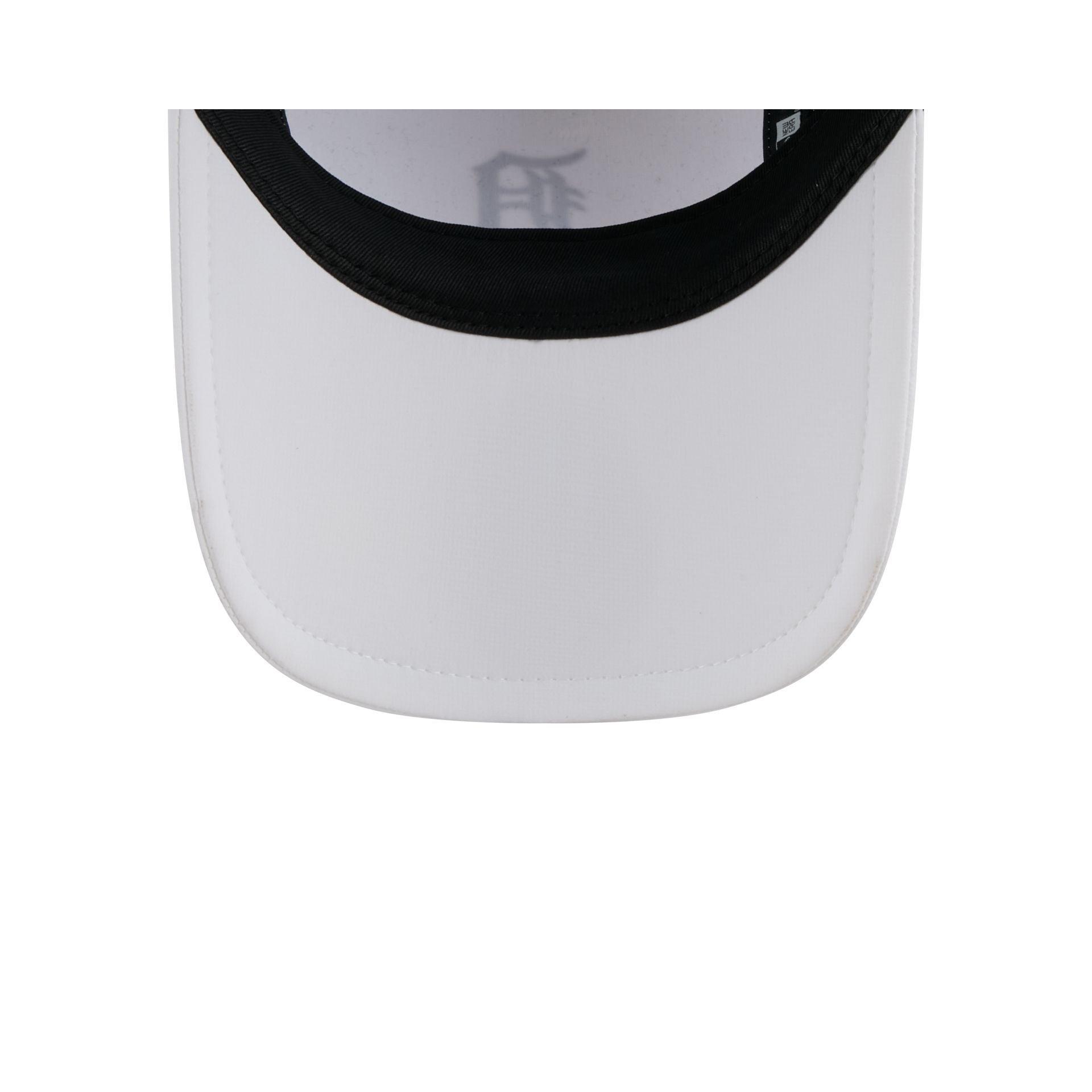 Detroit Tigers White Poly Runner Adjustable Hat Male Product Image