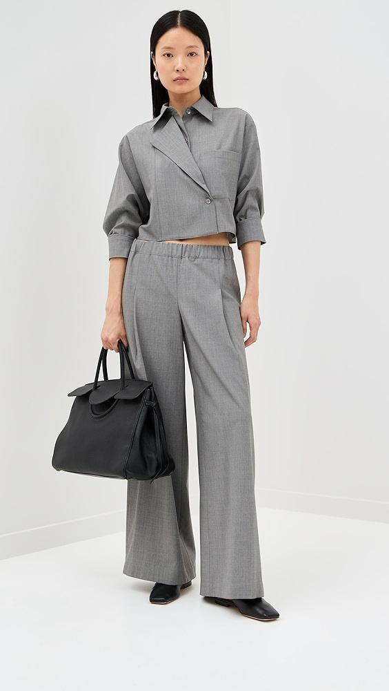 TWP Eva with Tux Pleat Pants | Shopbop Product Image