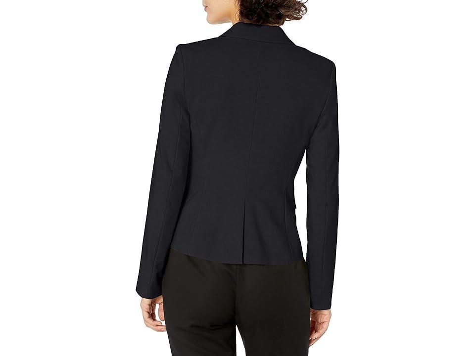 Calvin Klein Petite Size Notch Collar Long Sleeve Jacket Product Image
