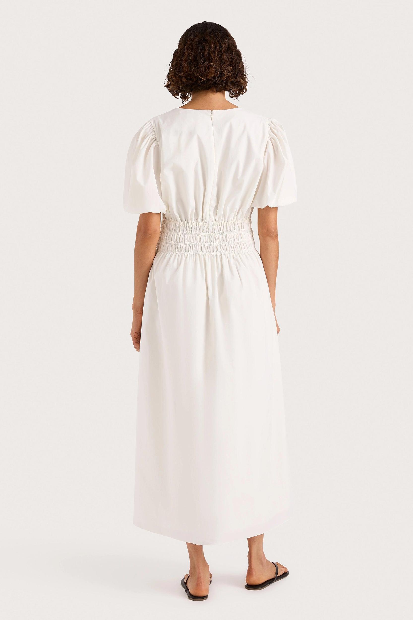 Grace Midi Dress White Product Image