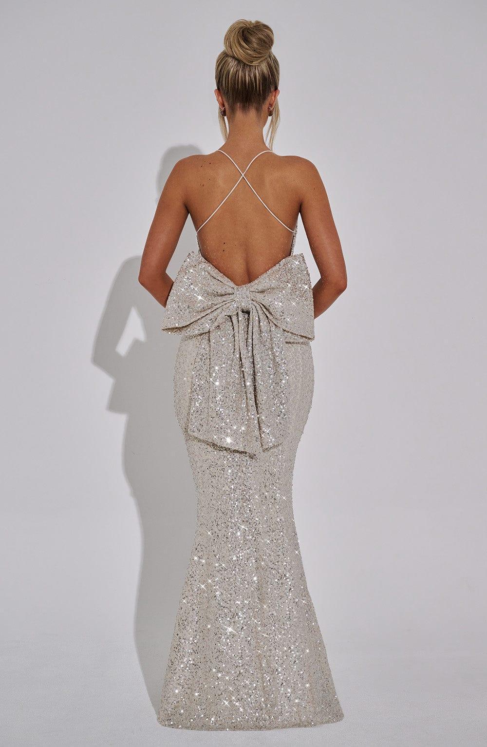 Meridith Maxi Dress - Champagne Product Image