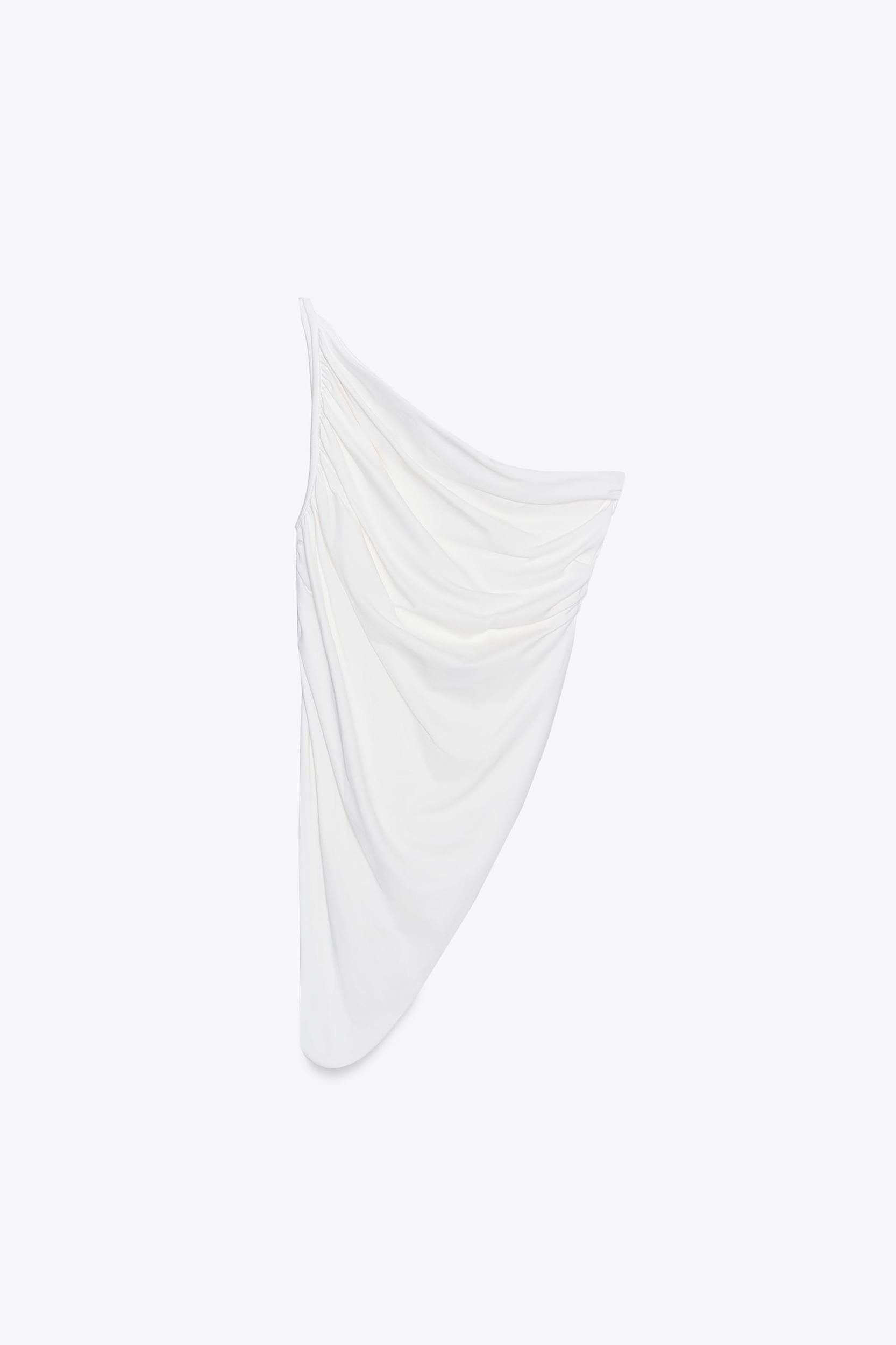ASYMMETRIC DRAPED BODYSUIT Product Image