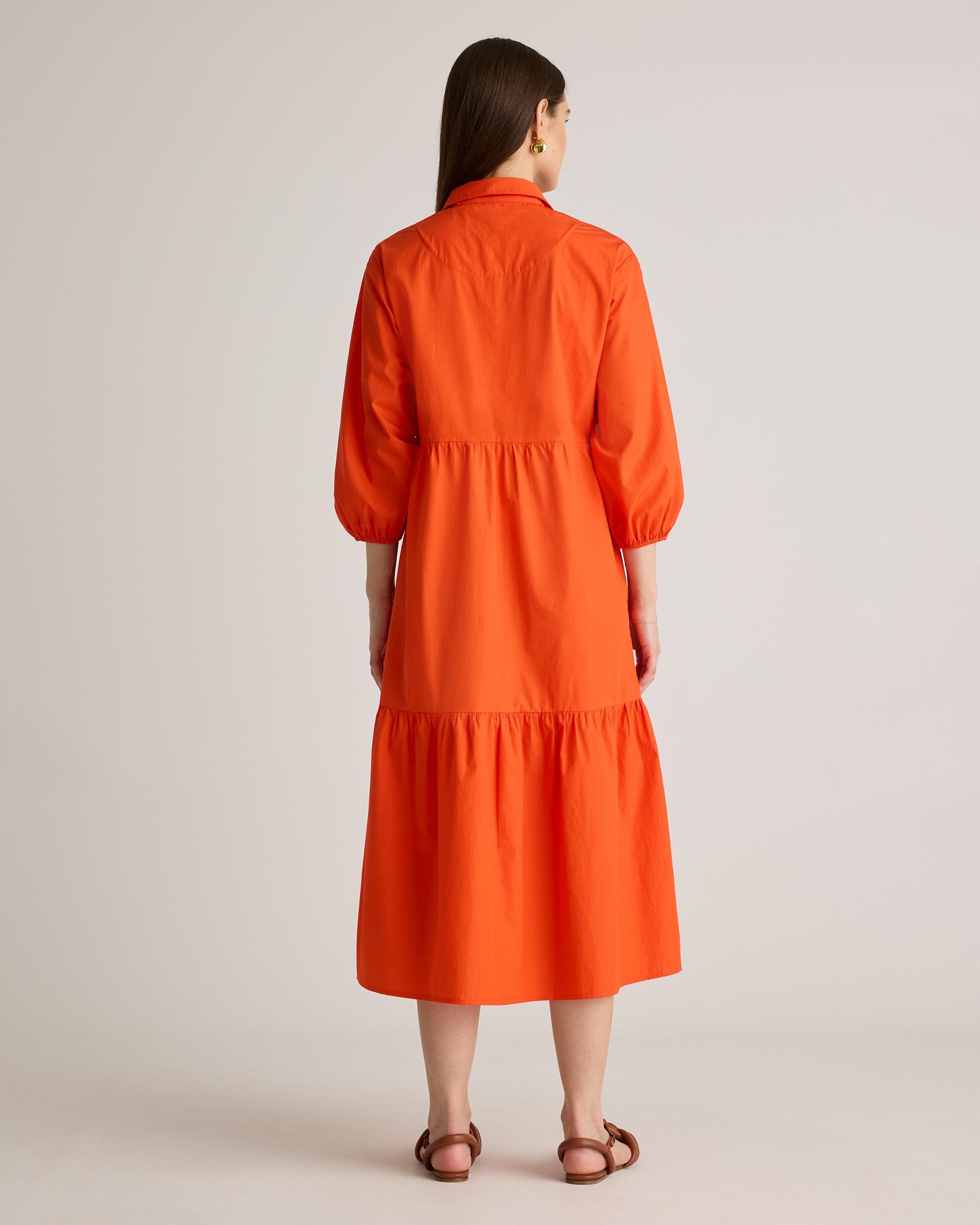 Quince | Women's Poplin Midi Tunic Dress Size XL, Organic Cotton Product Image