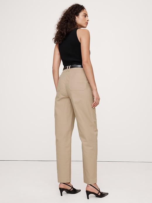 High-Rise Barrel Utility Chino Product Image