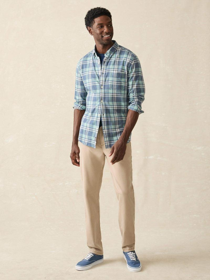 Coastline Knit Shirt (Tall) - Holbrook Island Plaid Product Image