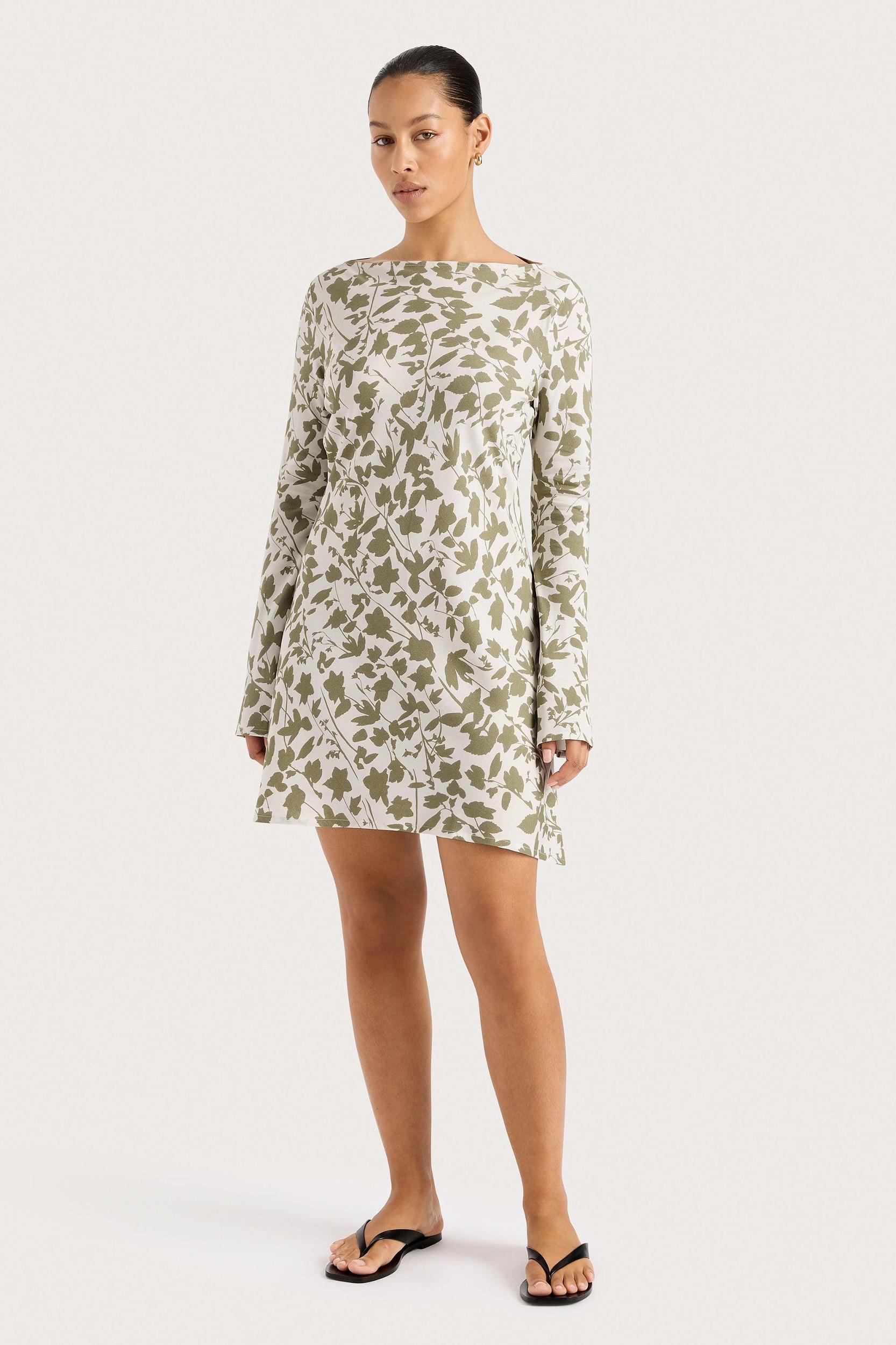 Lilou Mini Dress Poplar Sage Product Image