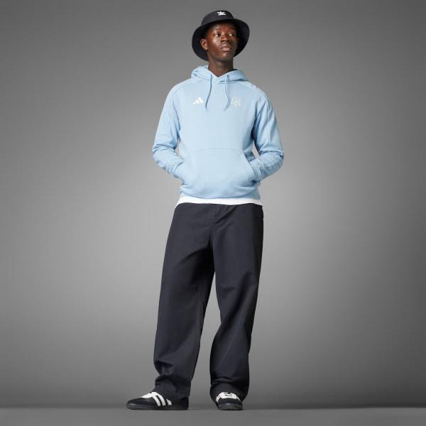 adidas Argentina Anniversary DNA Hoodie Ambient Sky 2XL Mens Product Image