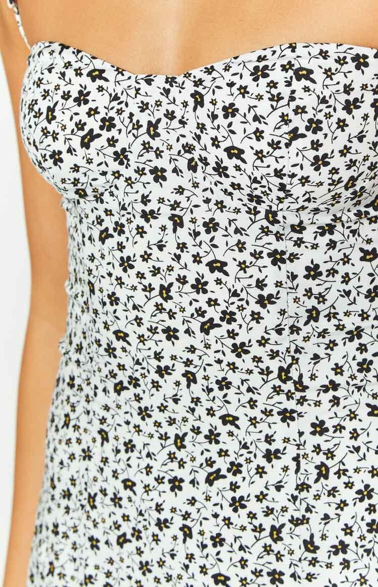 Penny Lane Black Floral Mini Dress Product Image