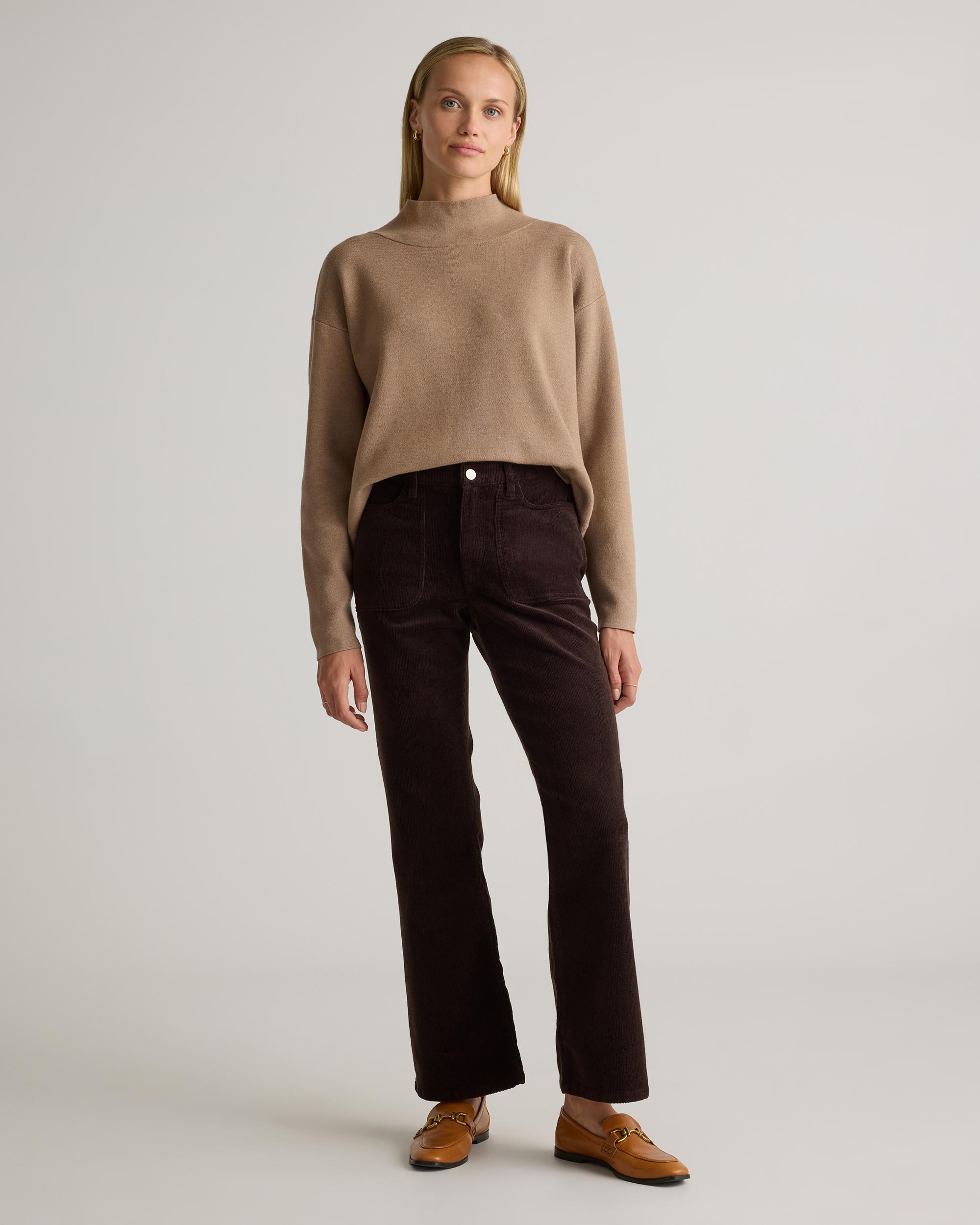 Quince | Women's Organic Stretch Corduroy Flare Pants Organic Cotton Product Image