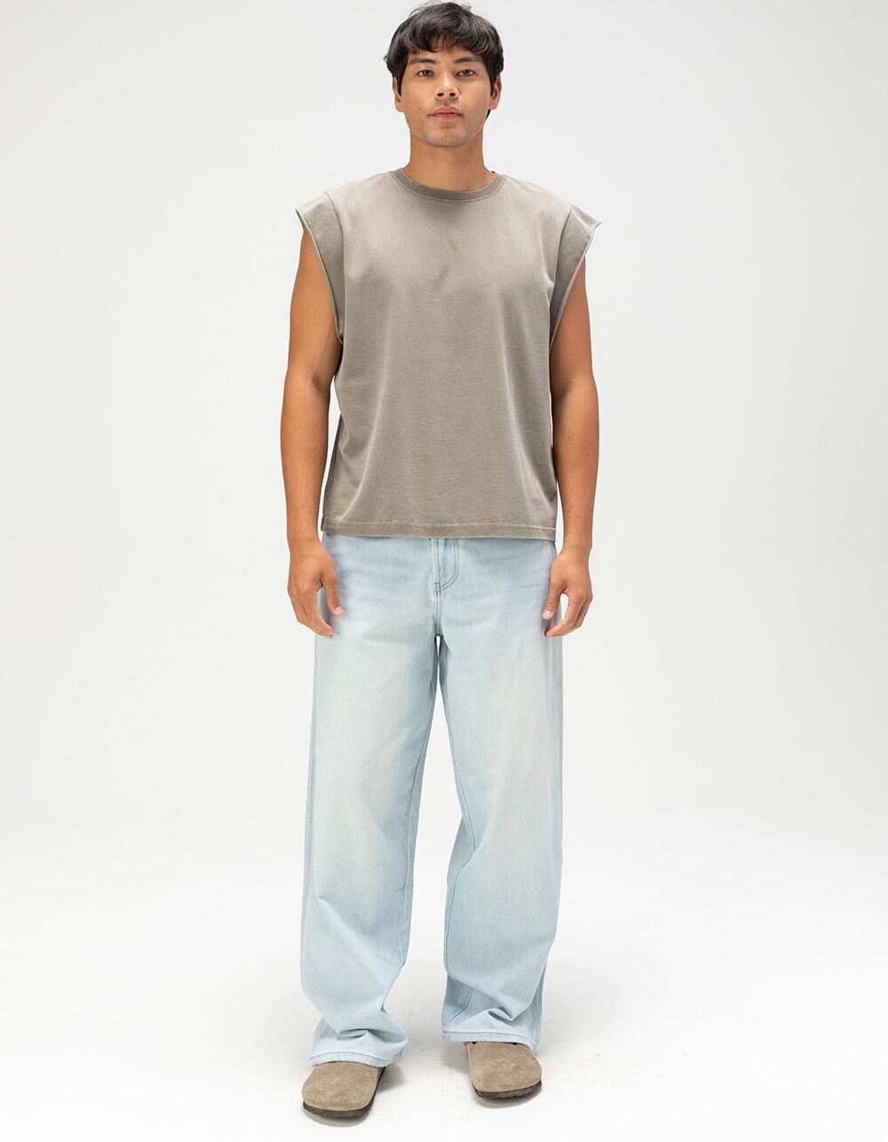 RSQ Mens Extra Baggy Jeans - LT STONE Product Image