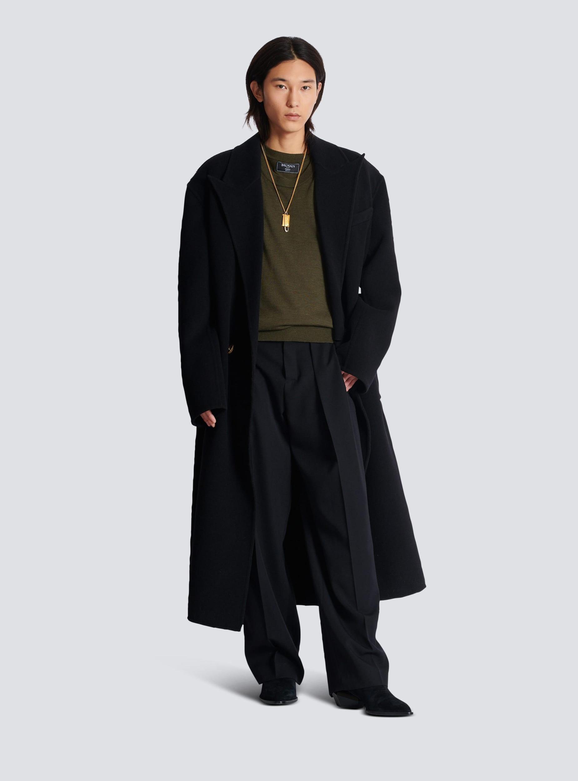 Knitted double-collar jumper Product Image