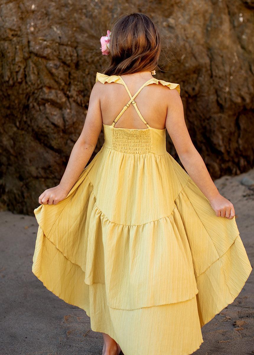 Tara Dress in Snapdragon Girls Product Image
