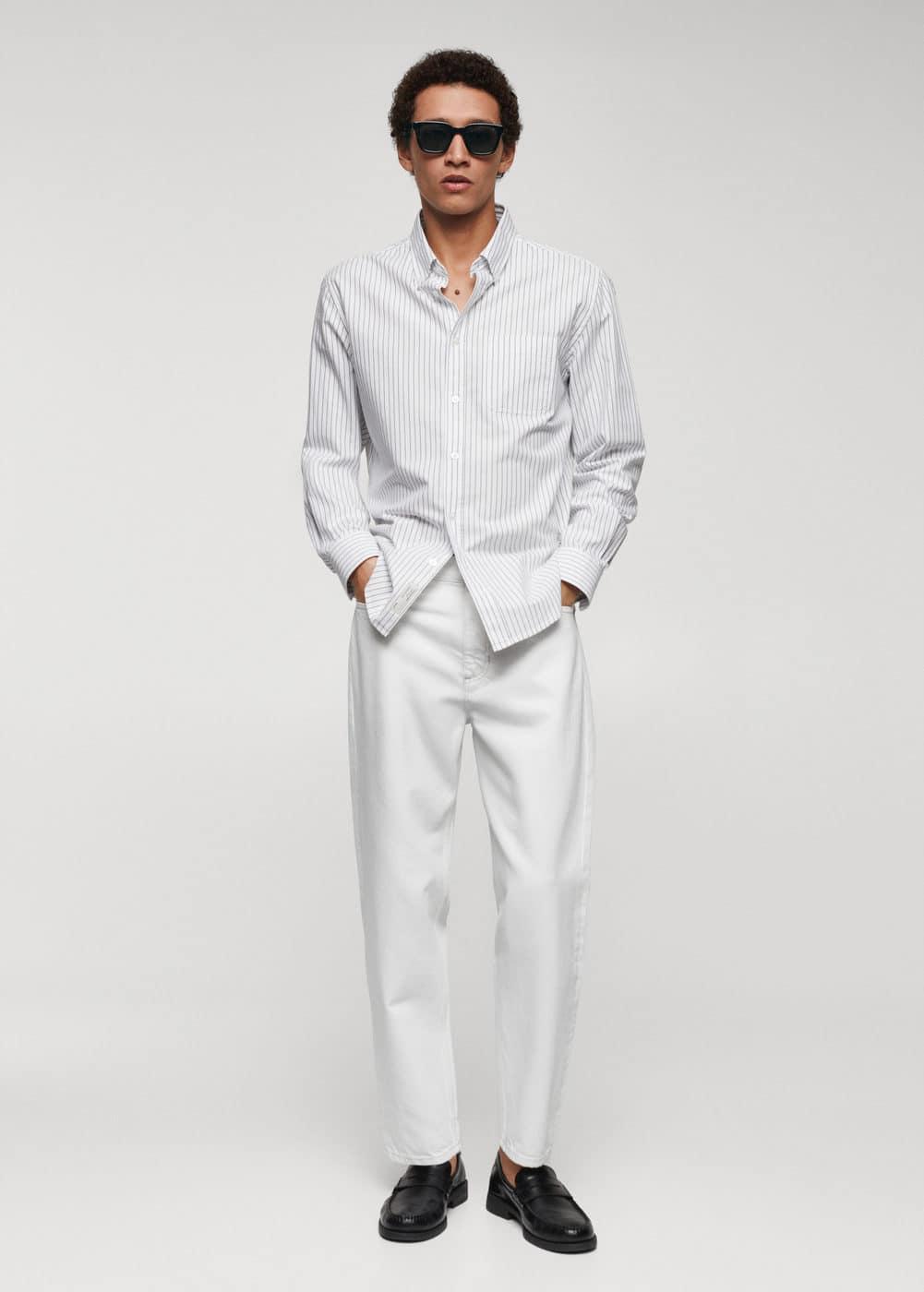 Mango Mens Tapered-Fit Jeans Product Image