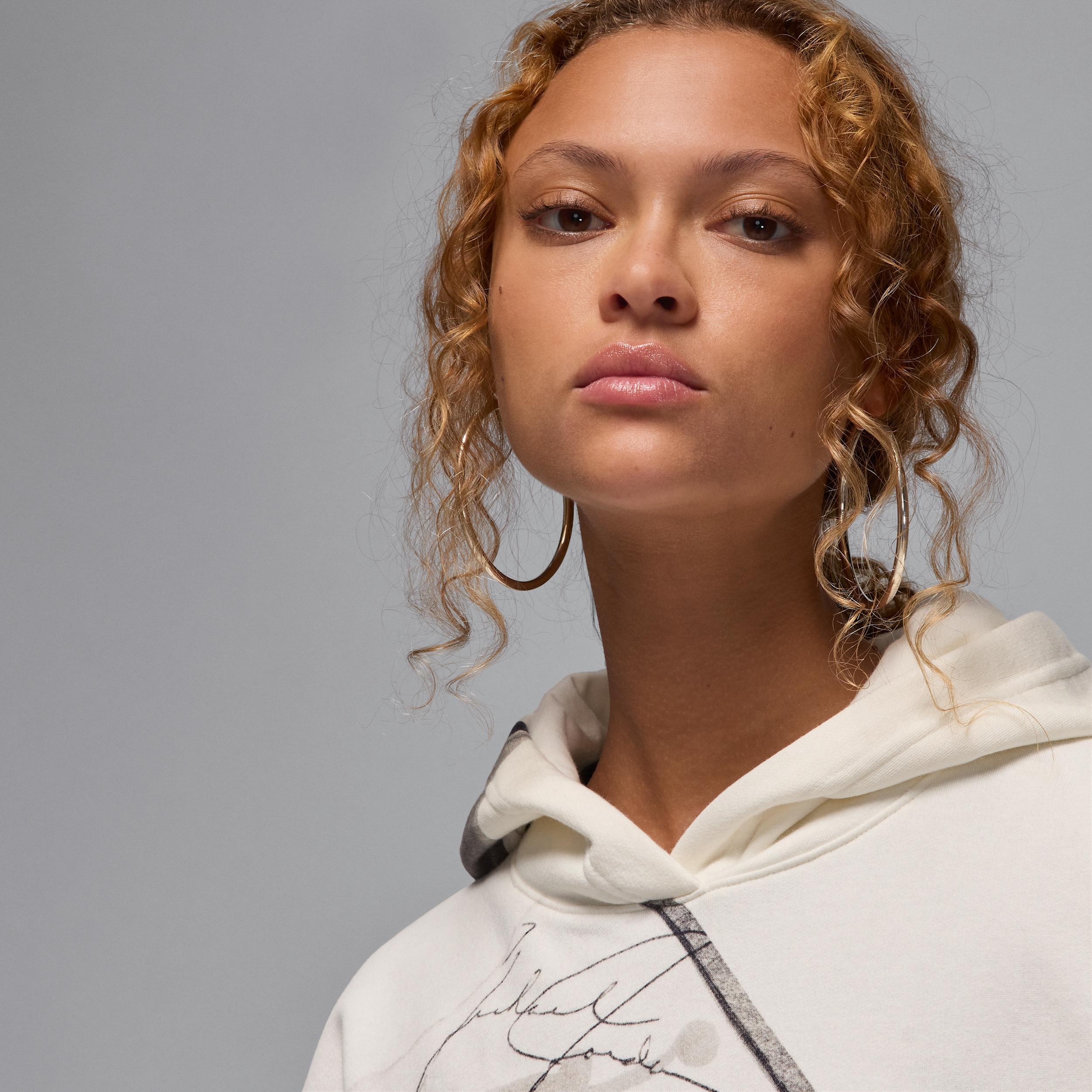 Jordan Brooklyn Fleece Women's Printed Pullover Hoodie Product Image