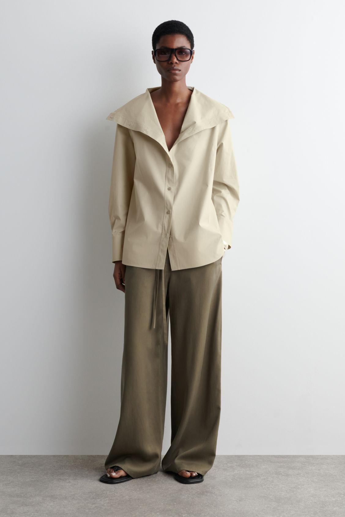 RELAXED FUNNEL-NECK SHIRT Product Image