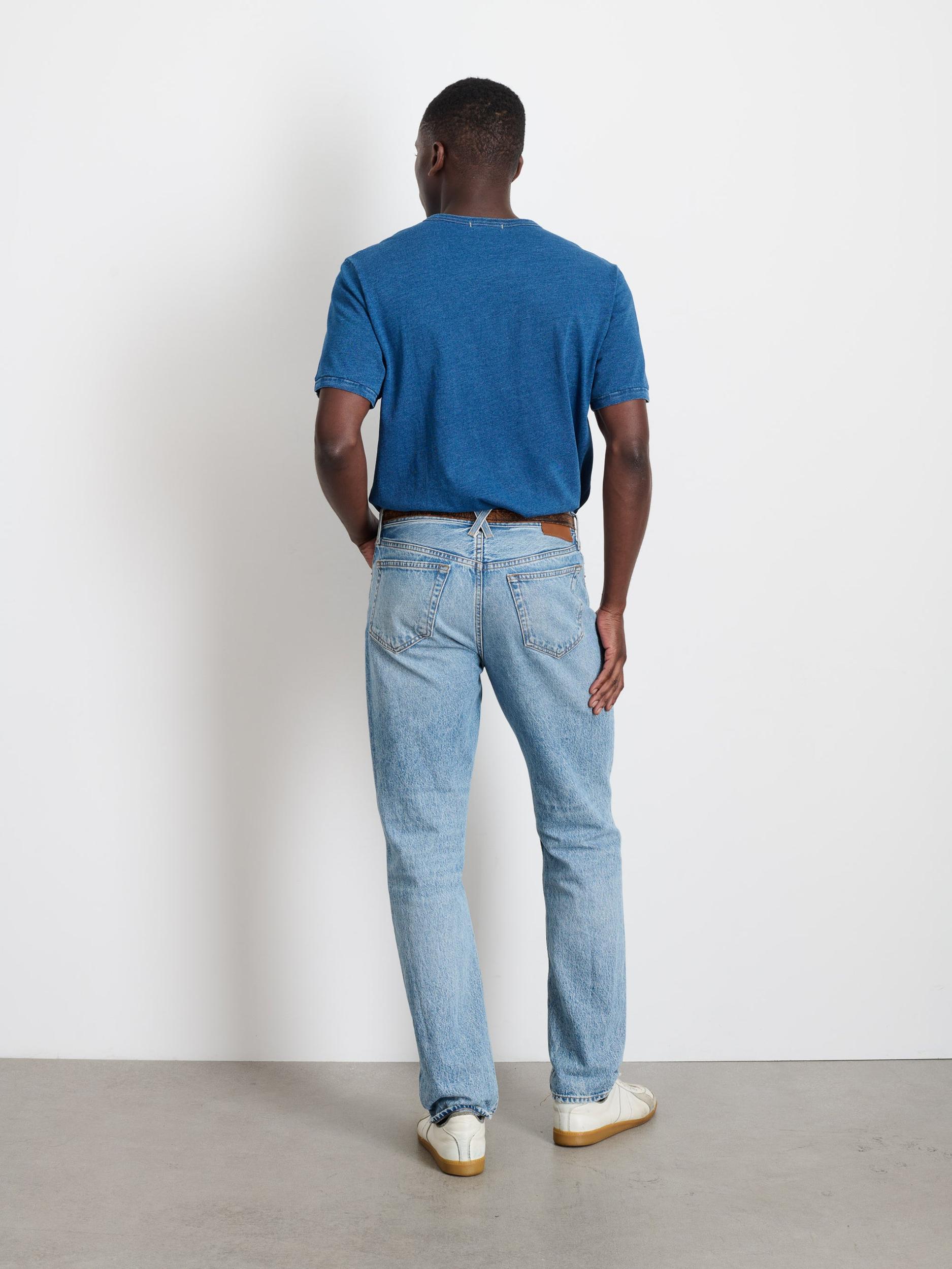 Standard T-Shirt in Indigo Slub Cotton Product Image