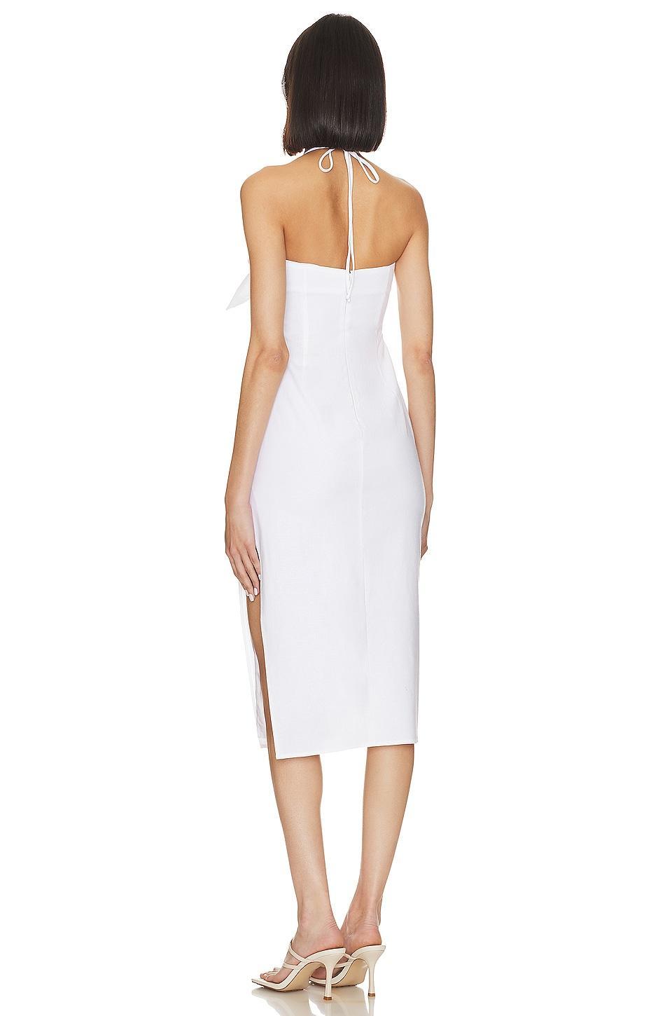 x Jetset Christina Olive Midi Dress MAJORELLE Product Image