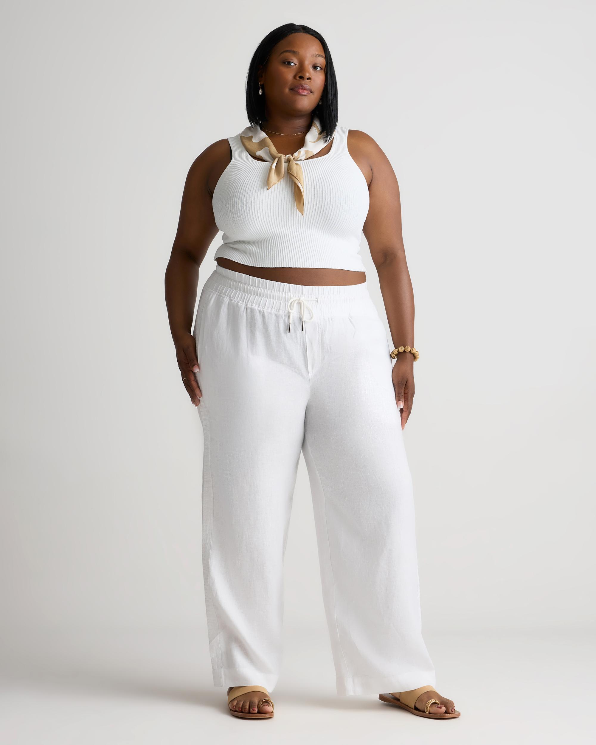 Quince | Women's 100% European Linen Wide Leg Pants Product Image