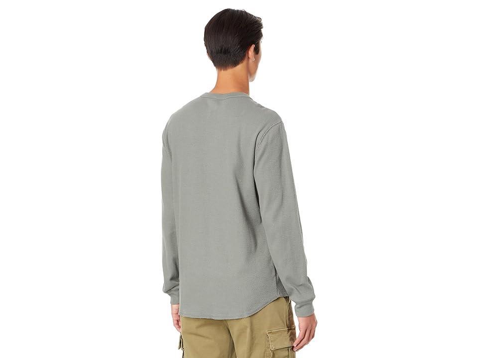 Madewell Thermal Henley Tee (Lighthouse) Men's T Shirt Product Image