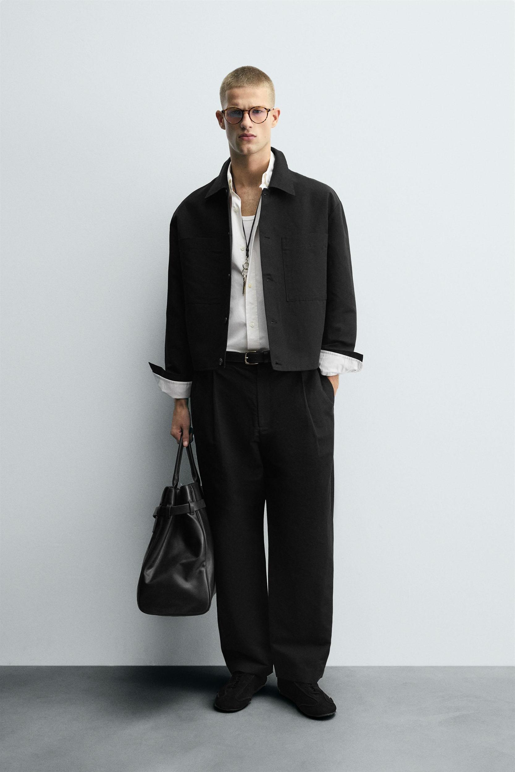 RELAXED FIT POCKET OVERSHIRT Product Image