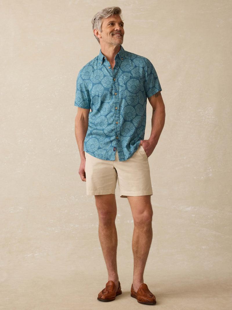 Short-Sleeve Breeze Shirt - Stormy Sea Floral Product Image