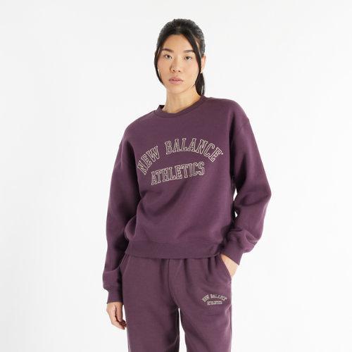 New Balance Womens New Balance Graphic Fleece Crew - Womens Product Image