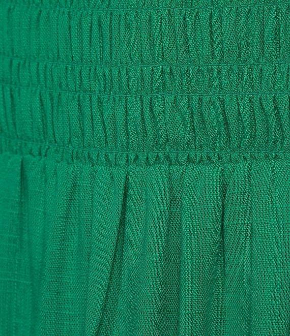Copper Key Smocked Midi Dress Product Image