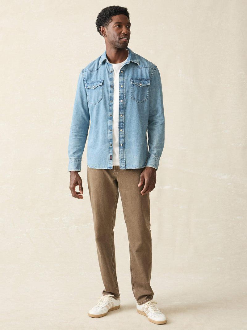 The Western Shirt - Faded Indigo Product Image