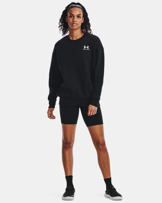 UA Icon Fleece Womens Oversized Crew Product Image