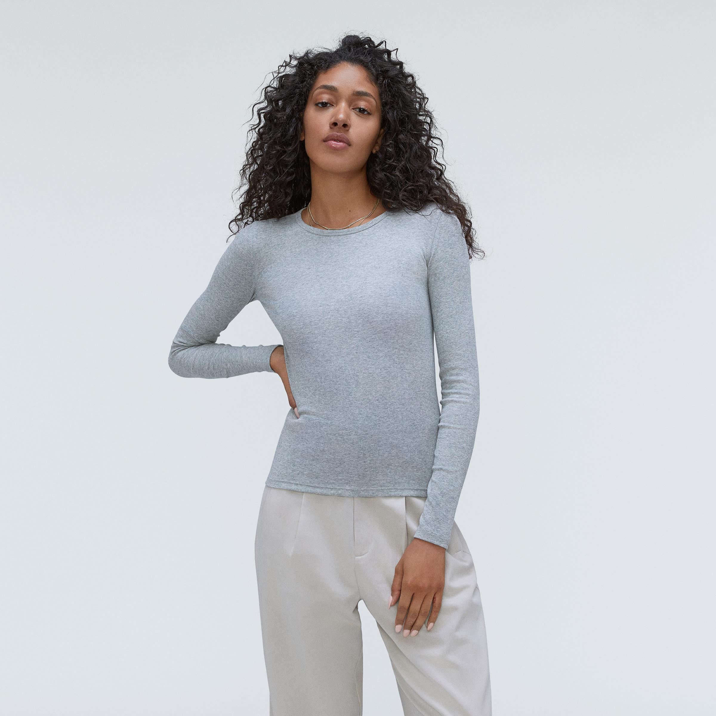 Womens Luxe Rib Long-Sleeve Crew Sweater by Everlane Product Image