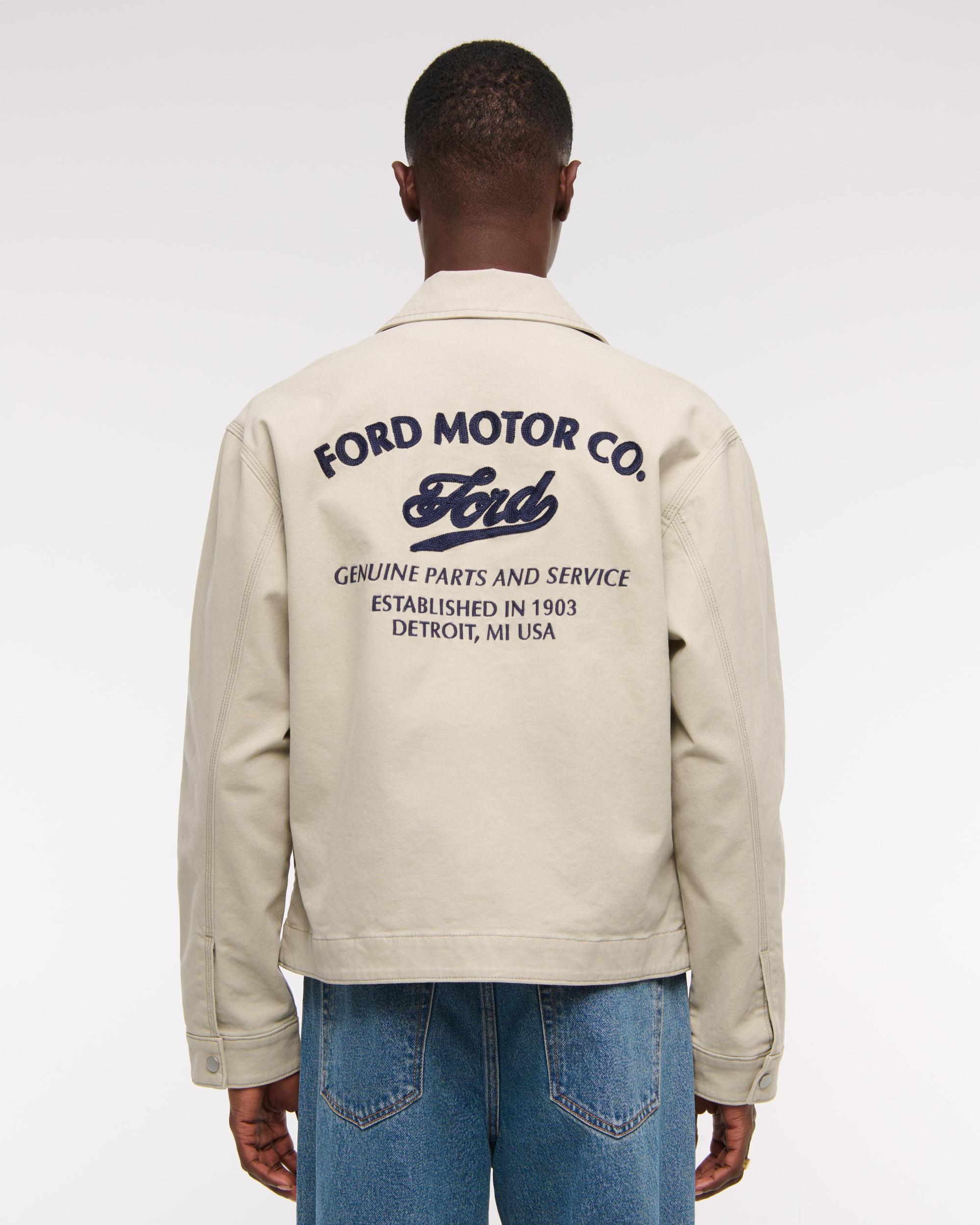 Ford Cropped Zip Workwear Jacket Product Image