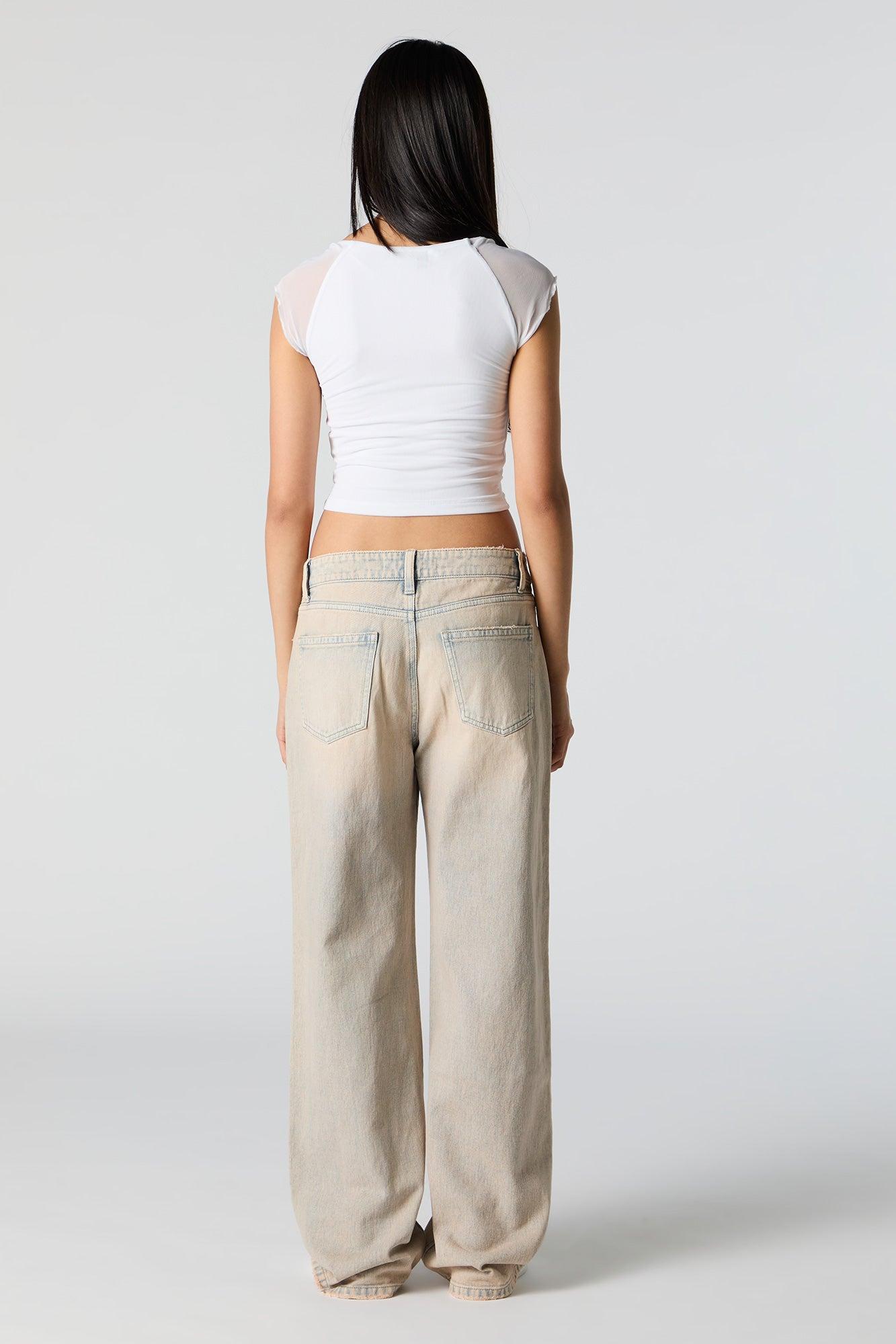 Vintage Wash Low Rise Skater Jean Female Product Image