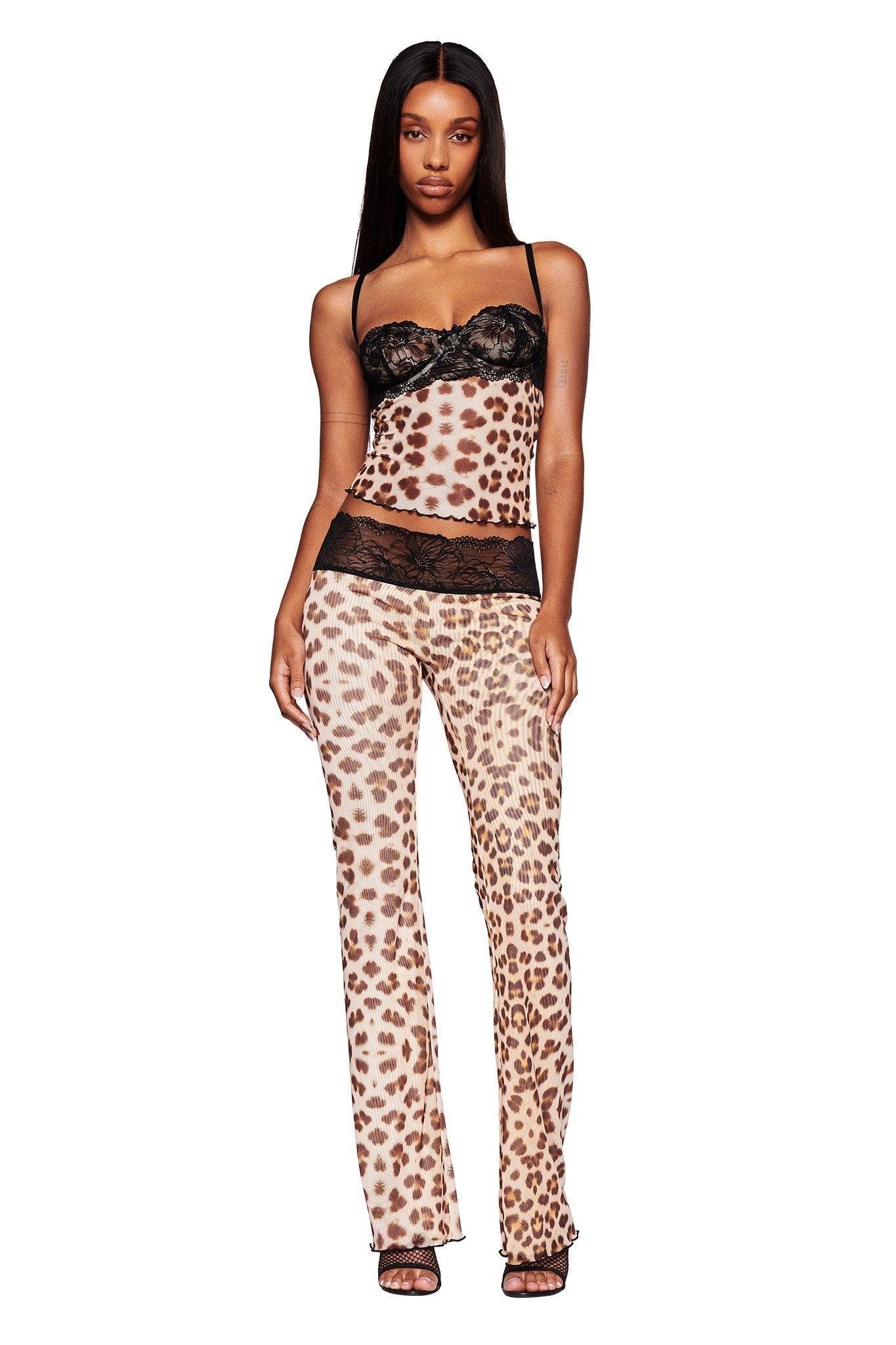 SILO PANT - NEUTRAL : LEOPARD Product Image