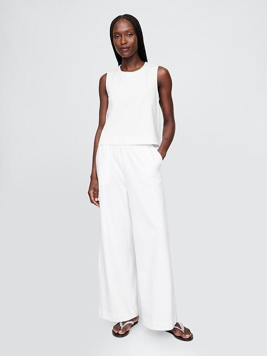 Heavyweight Organic Cotton Cropped Shell Tank Top Product Image