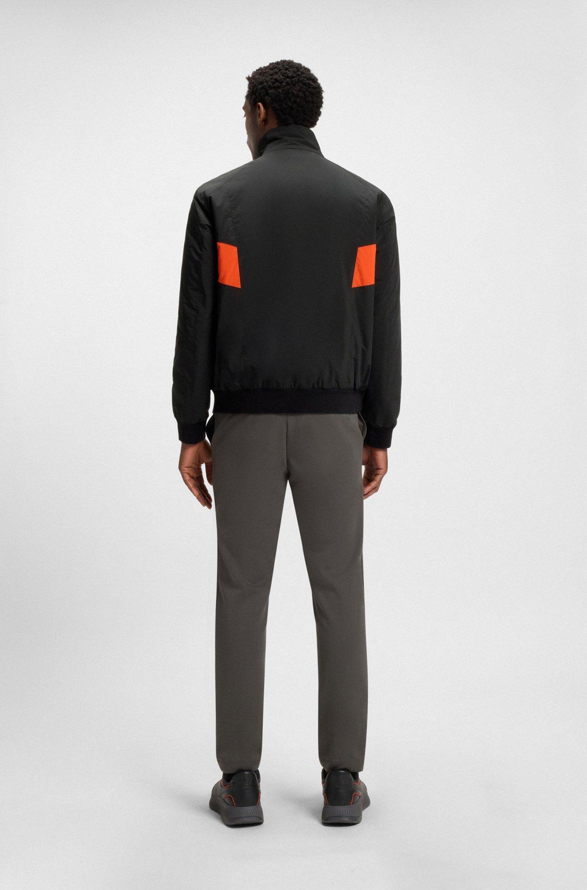 BOSS - Porsche x BOSS jacket with contrast inserts - Black Product Image