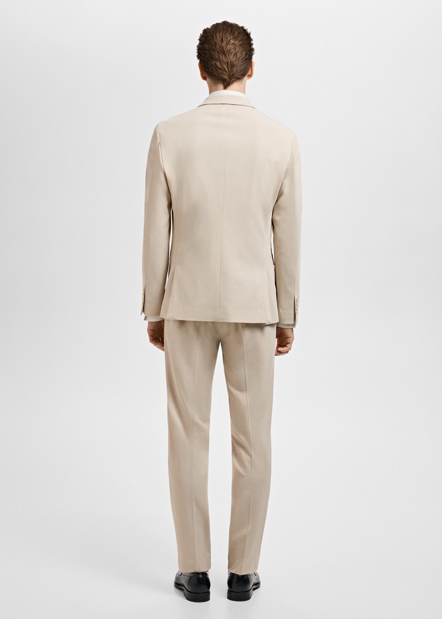 Super slim-fit suit jacket in stretch fabric - Men | MANGO USA Product Image