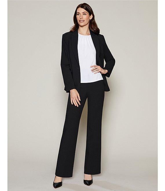 Investments Platinum Suiting Long Sleeve One Button Notch Lapel Blazer Product Image