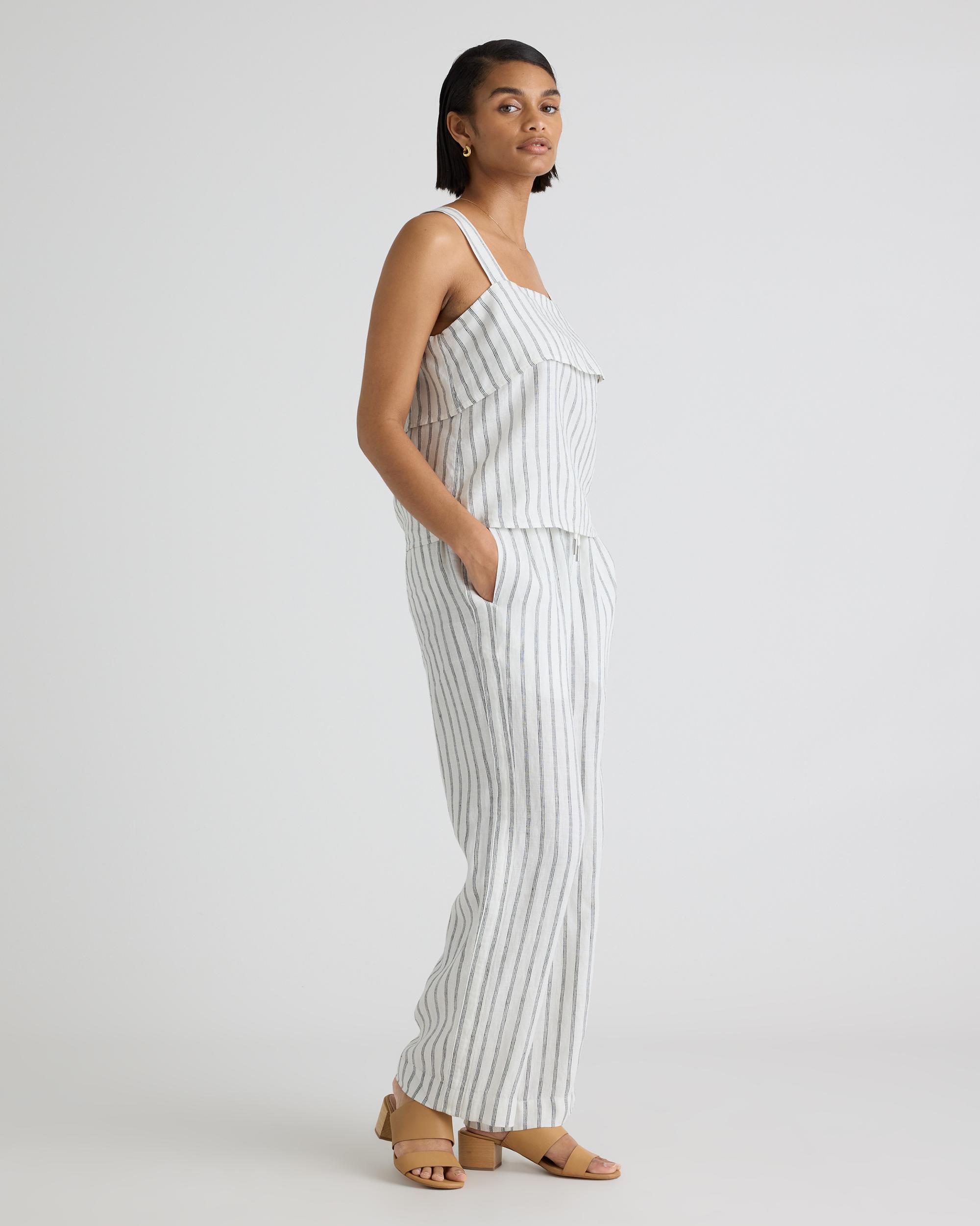 Quince | Women's 100% European Linen Wide Leg Pants Size XL Product Image
